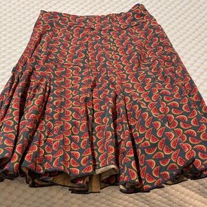 Effie's Heart Watermelon Pattern Skater Skirt